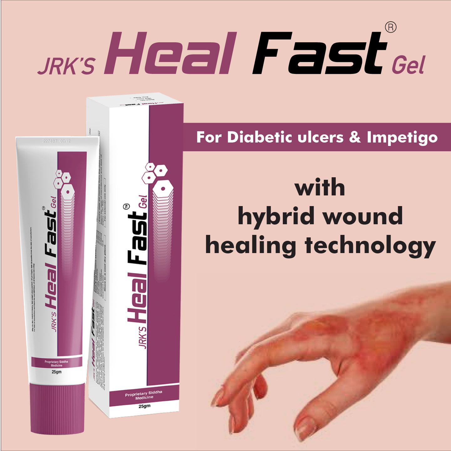 JRK's Heal Fast gel – Dr.JRK's Research and Pharmaceuticals