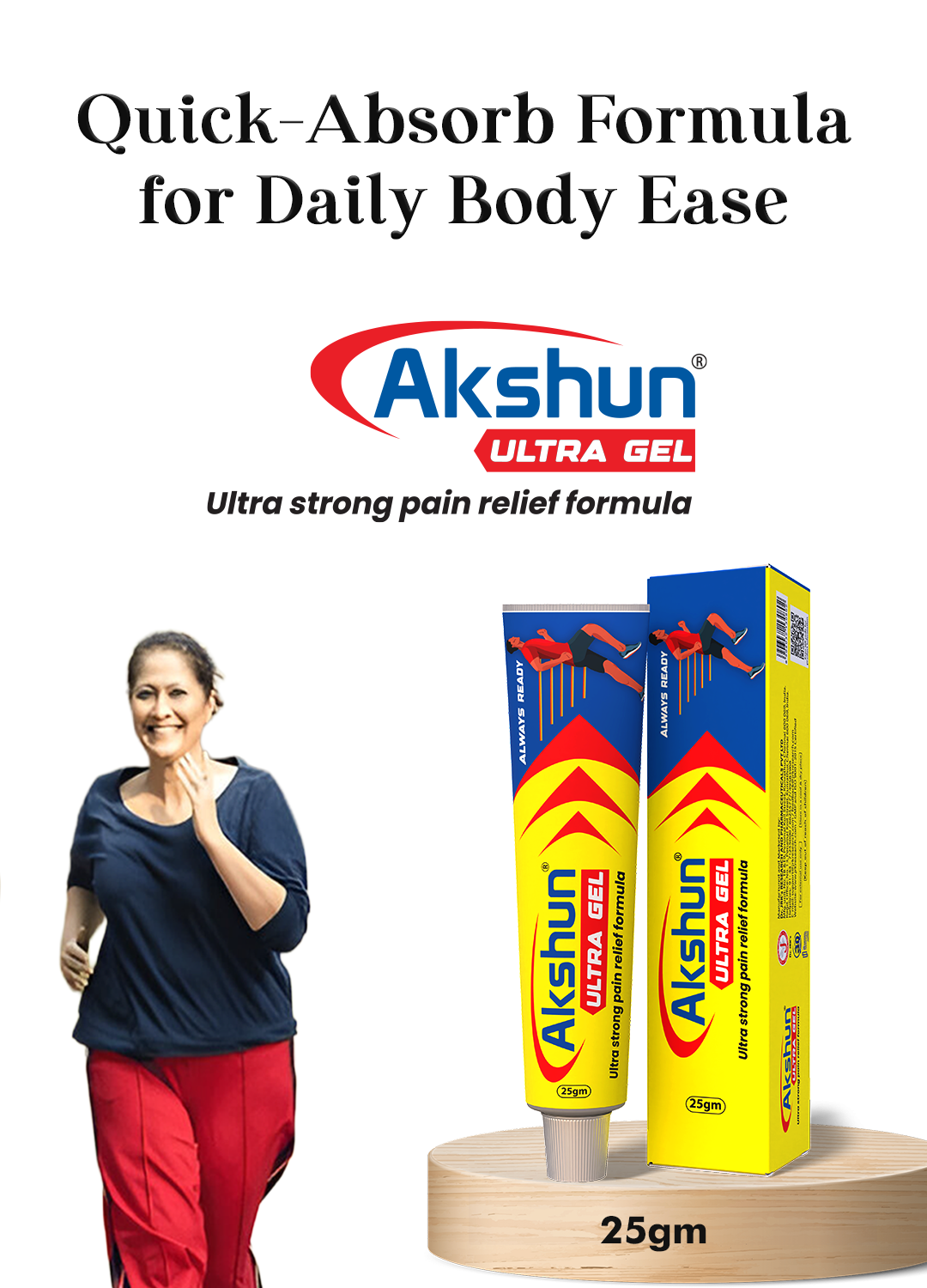 Akshun Ultra Gel  for pain relief