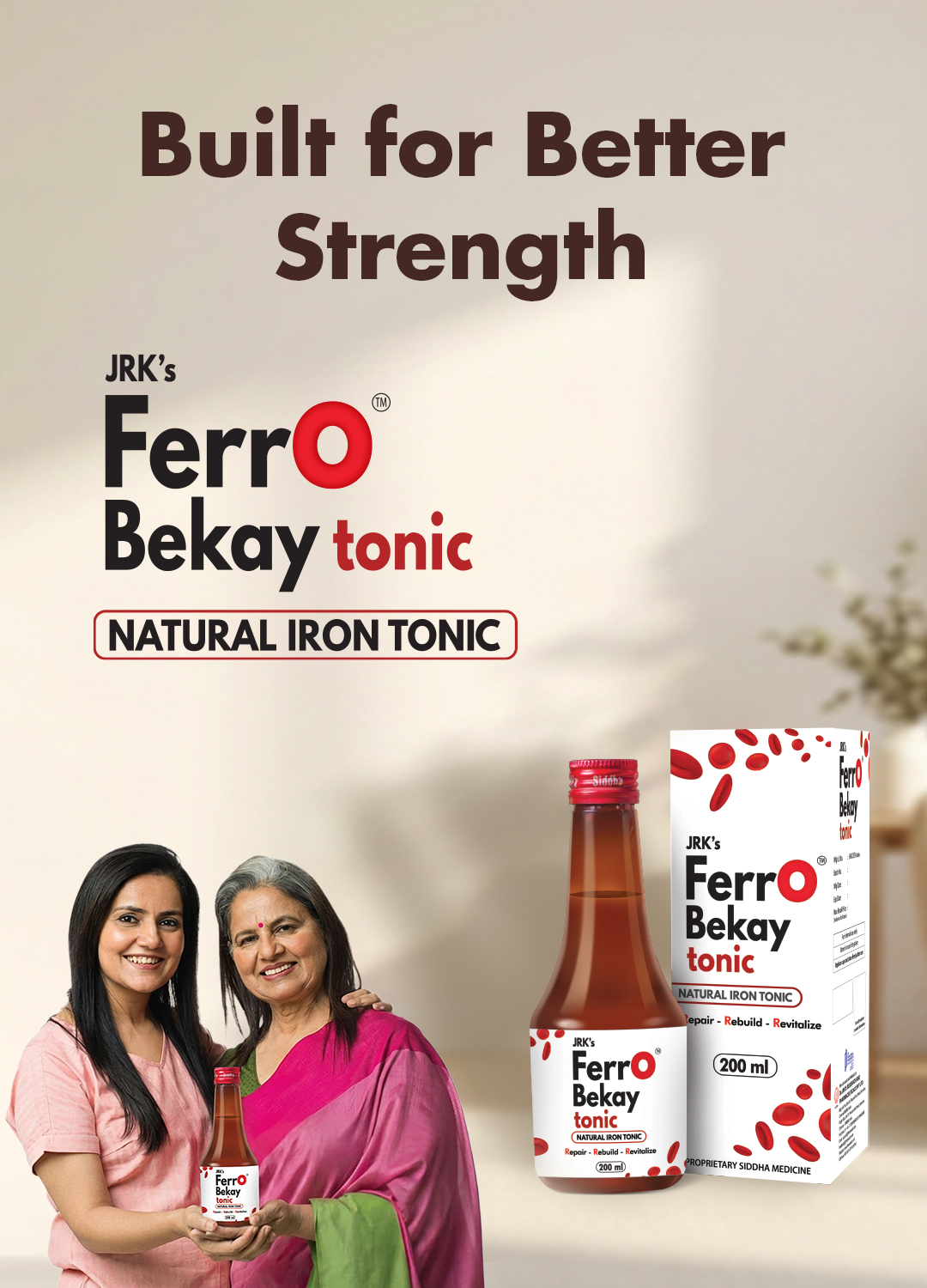 JRK's ferro bekay tonic | Natural iron tonic | Best iron deficiency tonic 