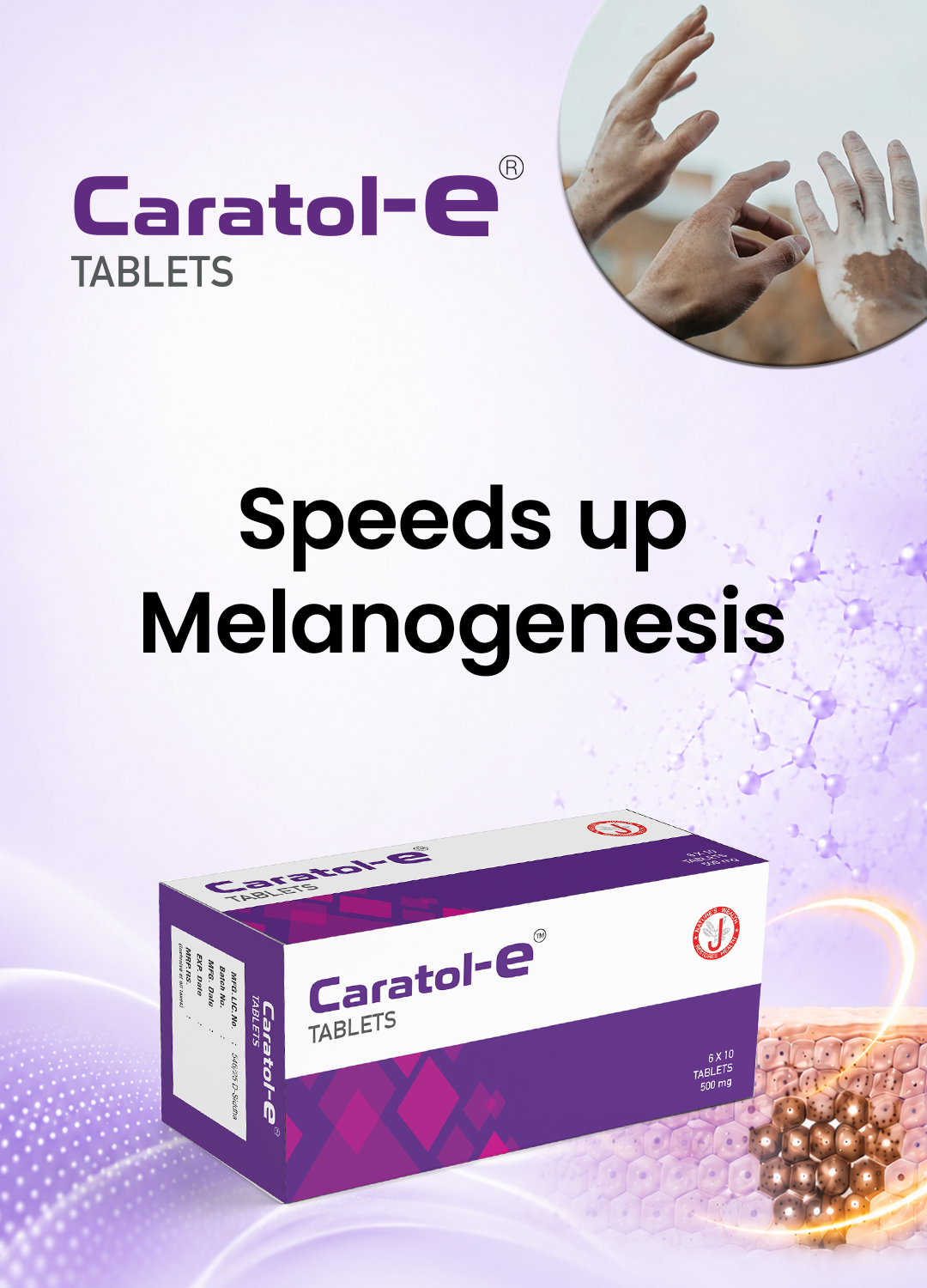Caratol-e tablet for vitiligo 