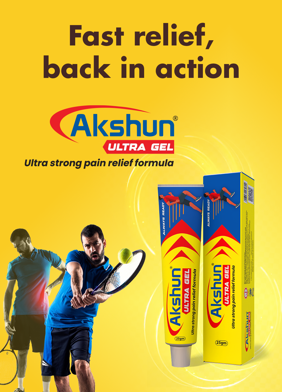 Akshun Ultra Gel | Pain relief gel