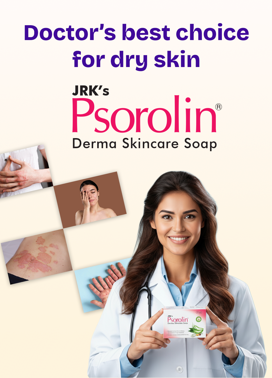 Psorolin derma skincare soap | Best soap for Psoriasis and dry skin 