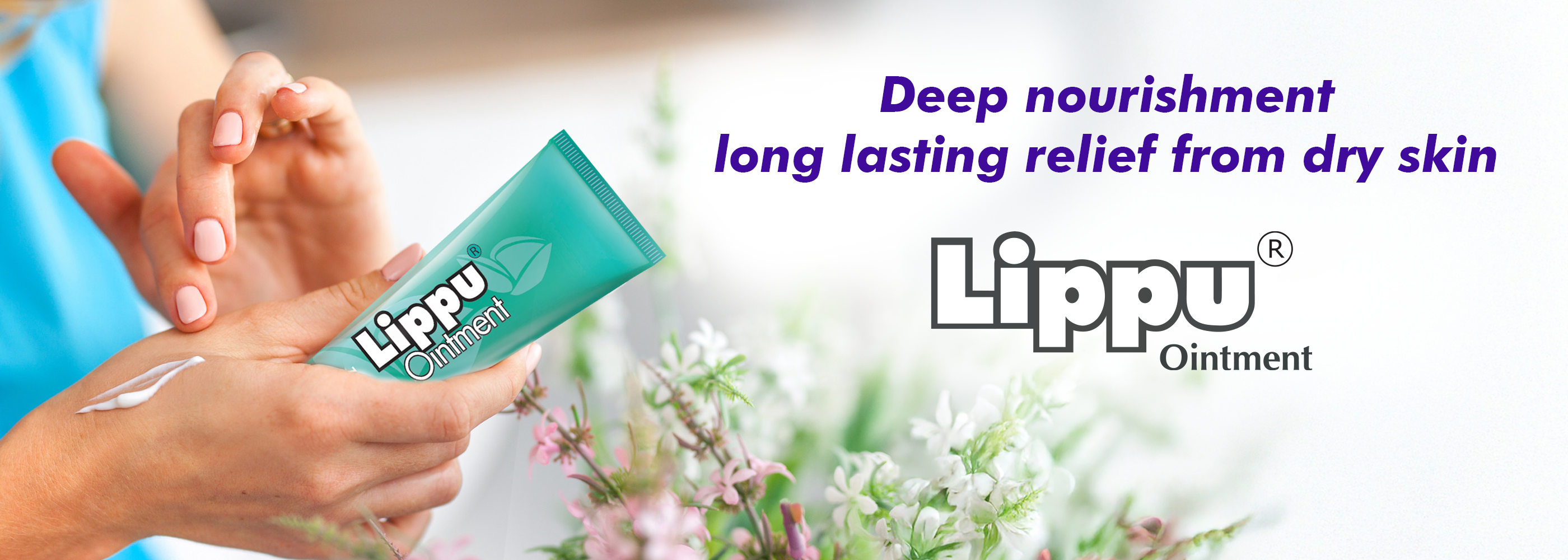Lippu ointment tube for Dry skin
